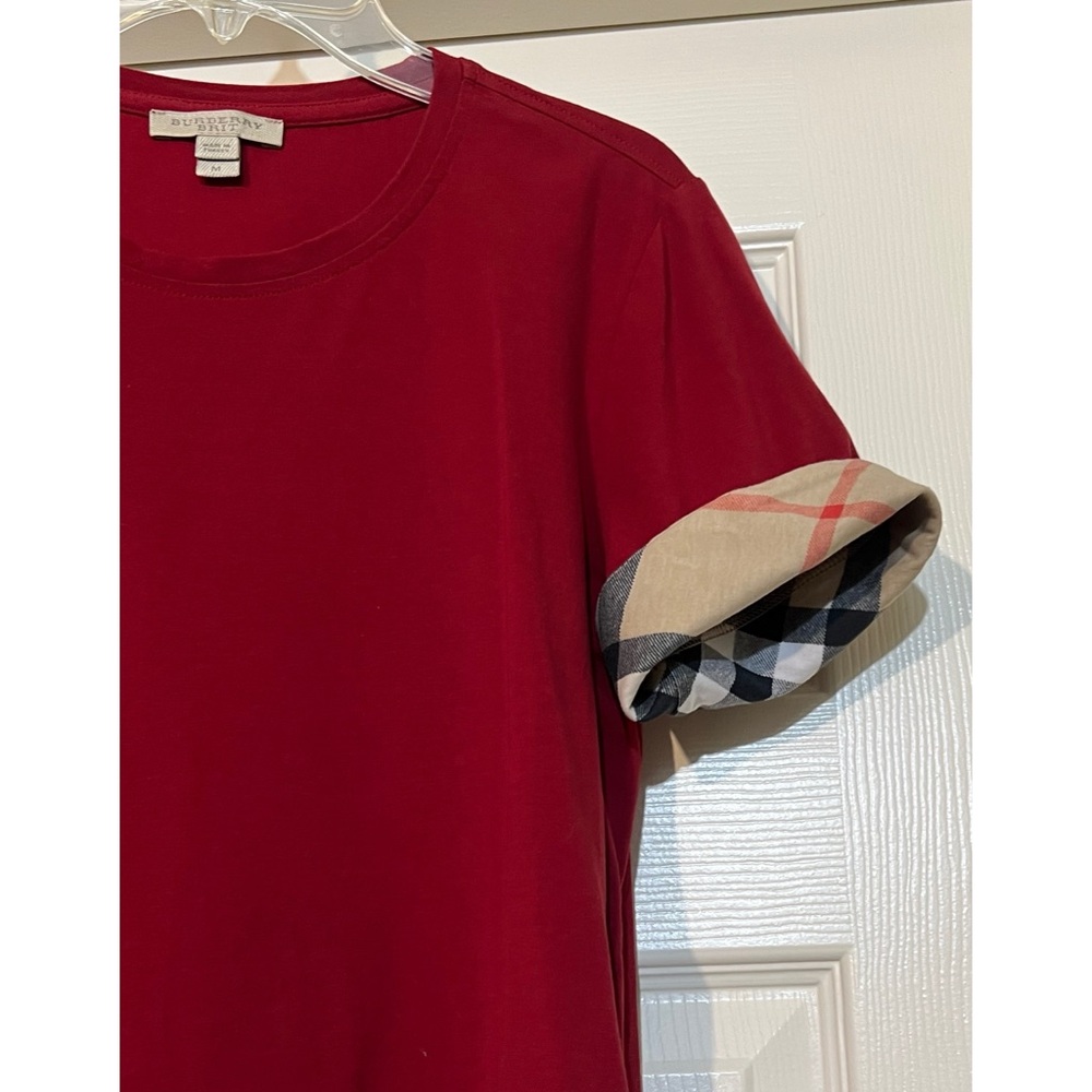 Burberry Brit Tee Red Size Medium - Picture 3 of 5